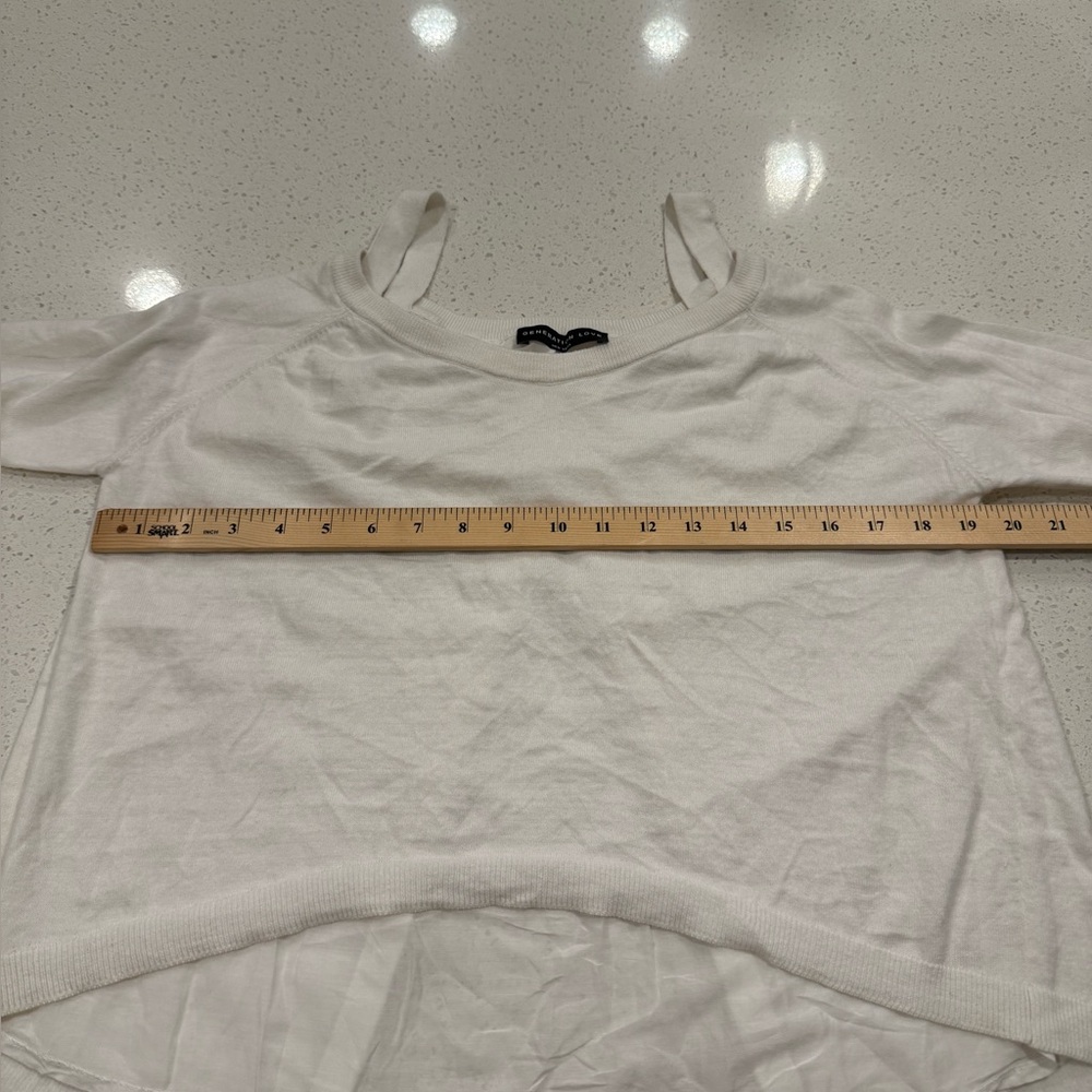 Generation Love Ivory Split Back Open Shoulder Ci… - image 12